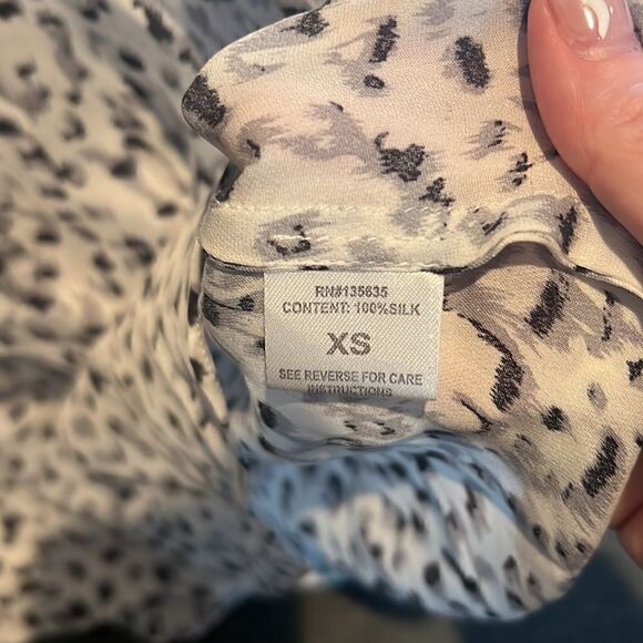 Silk racerback leopard top - Picture 2 of 4